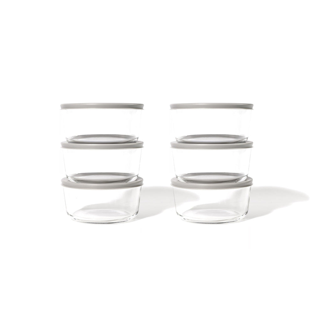 Glass Food Storage Containers — Set of 12