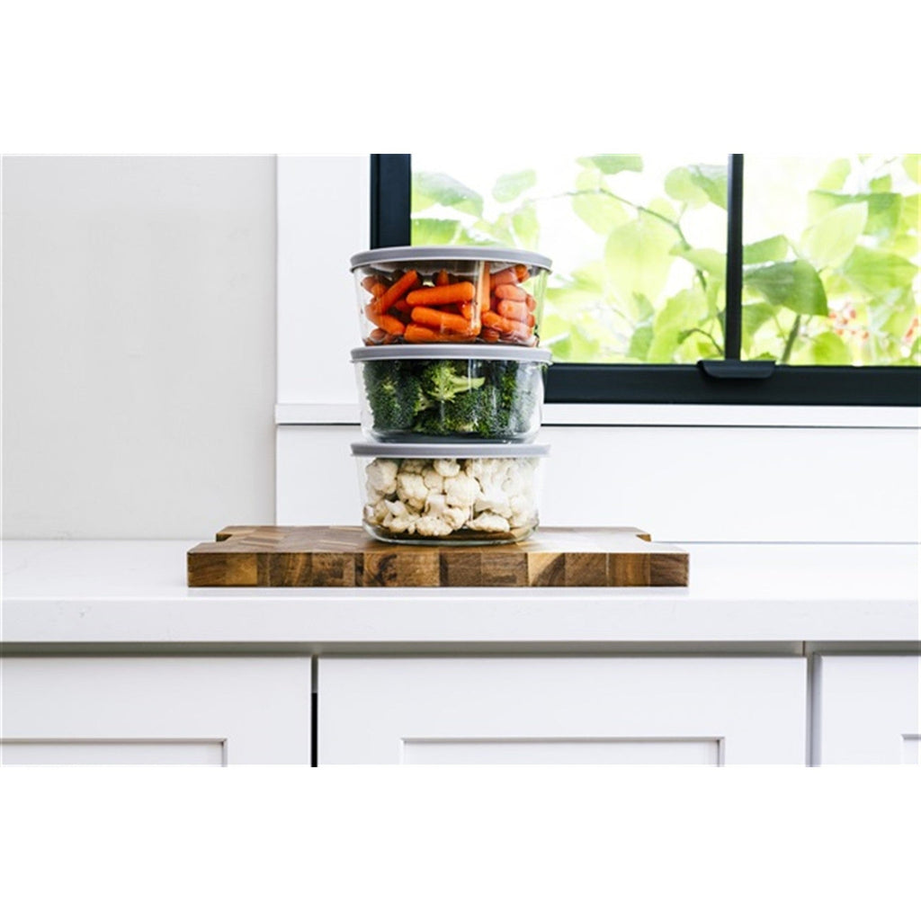 Glass Food Storage Containers — Set of 12