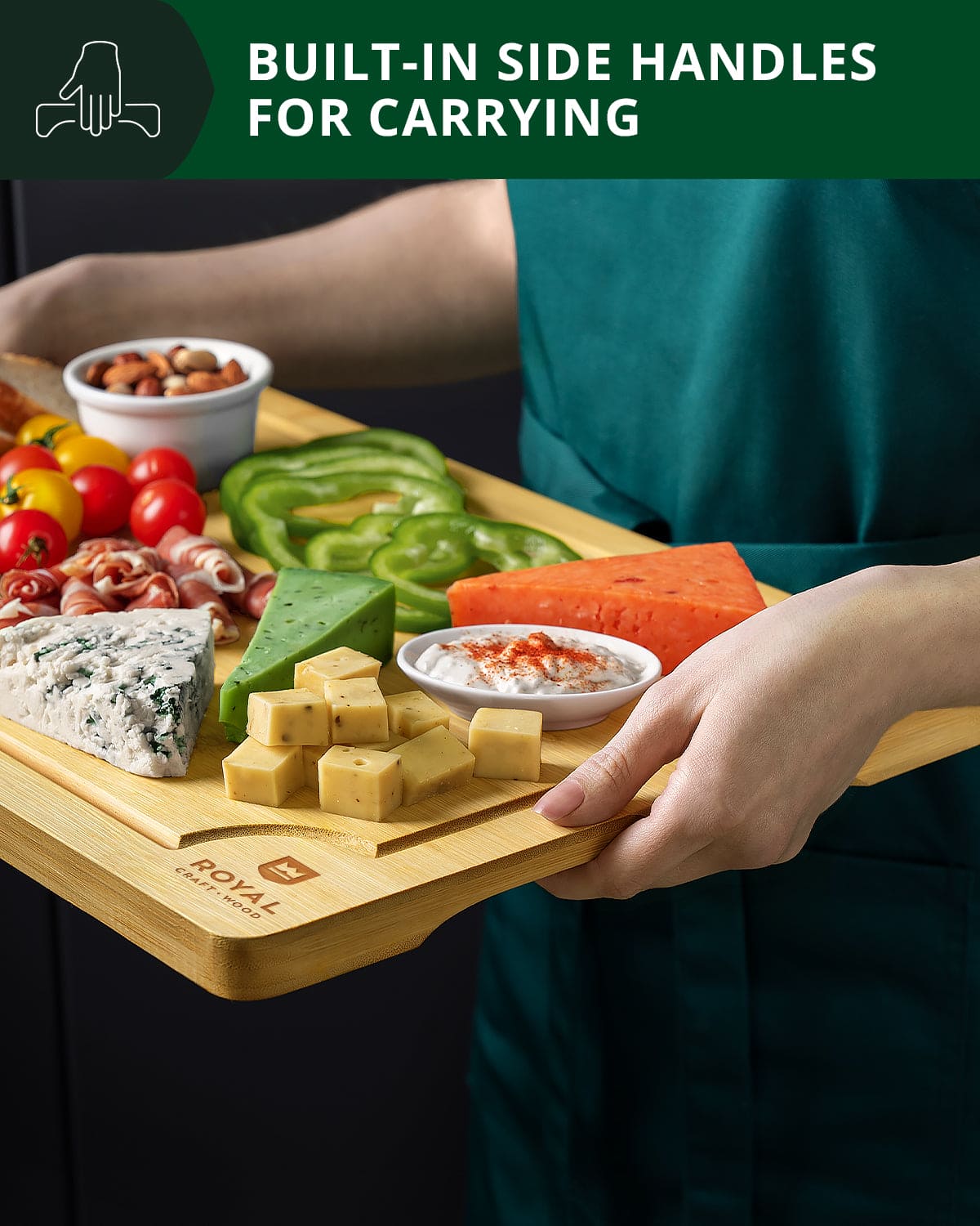 Bamboo Cutting Board Set — 4 Sizes