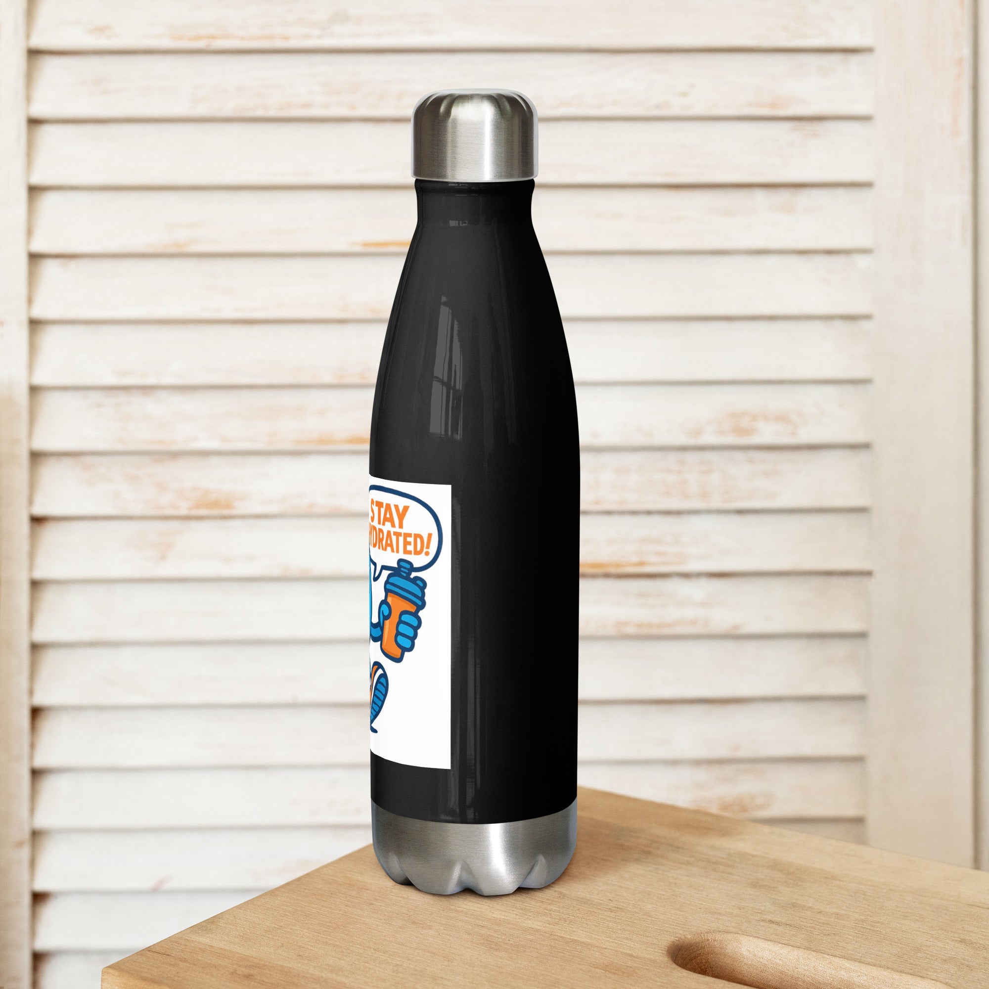 Stainless steel water bottle